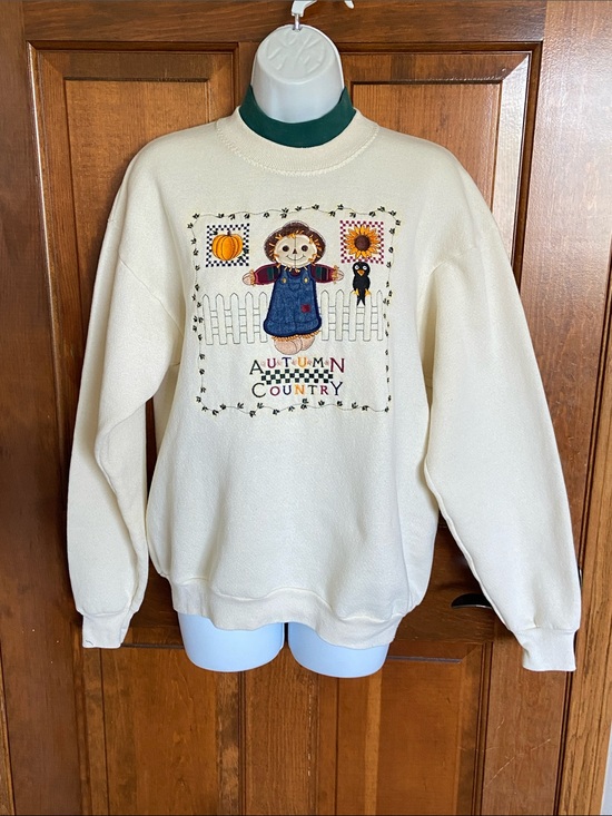 Vintage LEE Tops - vintage Lee "Autumn Country" sweatshirt from the 1990s Embroidered Design Medium